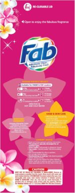 Fab Fresh Frangipani Laundry Powder Detergent 4Kg - Image 7